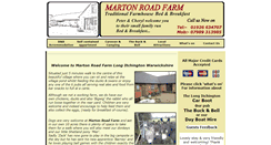 Desktop Screenshot of martonroadfarm.com